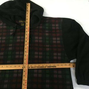 #71 Vintage fleece "Bodega Bay" Sweatshirt Size XL geometric black graphic